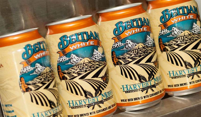 Harvest Moon Brewing Company: cans