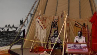 Old Fort Benton: Tipi display