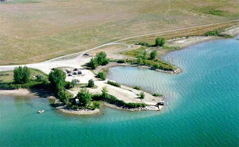 Lake Frances: boat docks