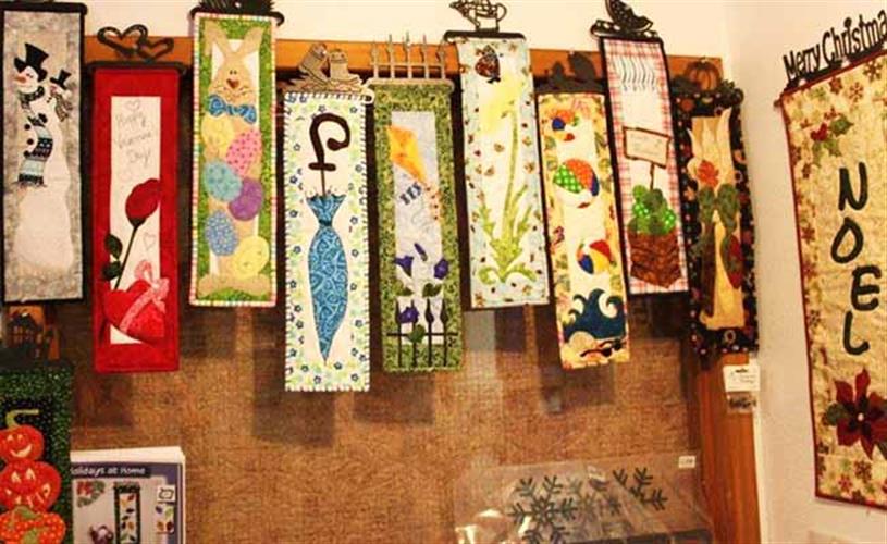 Quilt with Class: quilts on display