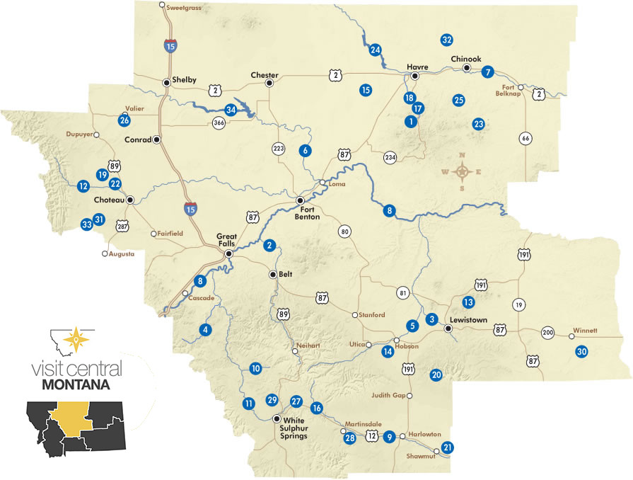 Fishing Locations in Central Montana