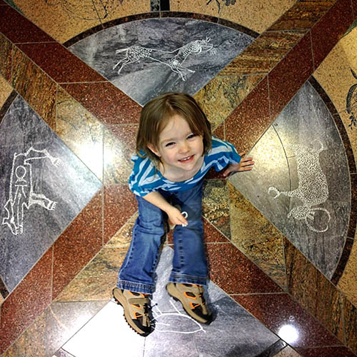 Child at Lewis and Clark Interpretive Center