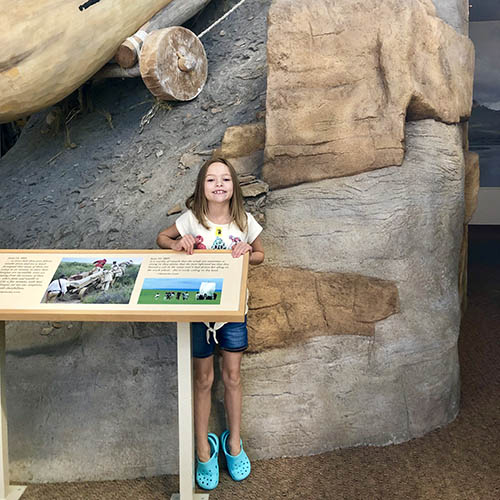 Child at Lewis and Clark Interpretive Center