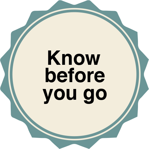 Know Before You Go Badge
