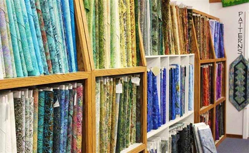 Quilt with Class: bolts of material