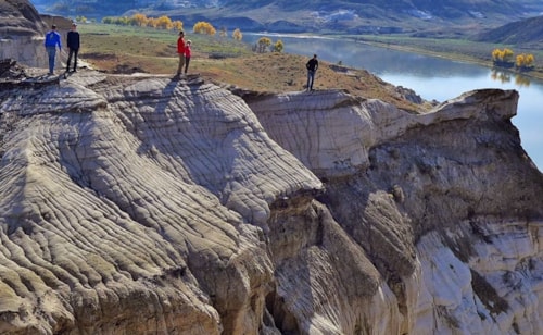 Young Native American dancer