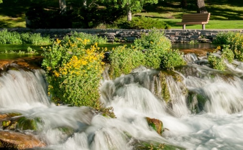 Painting at Fort Benton museum