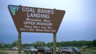 Coal Banks Landing Recreation Site: sign
