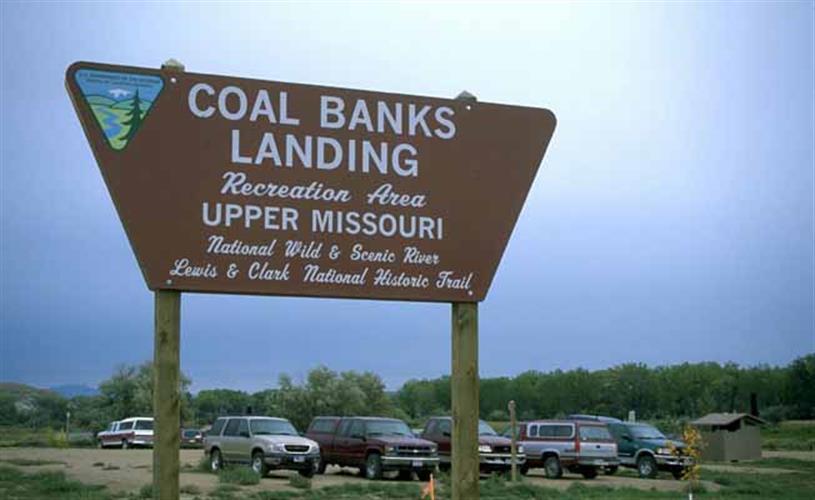 Coal Banks Landing Recreation Site: sign