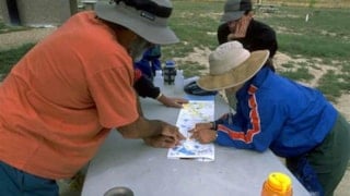 Coal Banks Landing Recreation Site: reading map