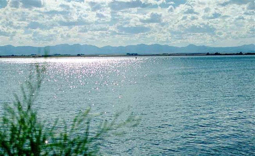 Lake Frances: Lake Frances with Rocky Mountains