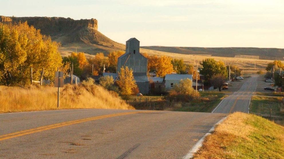 Entering Winnett, MT
