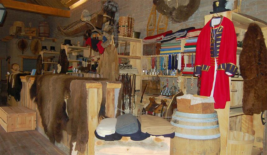 Old Fort Benton: Old Fort display