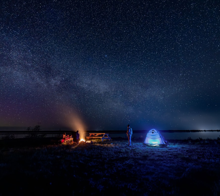 Camping under the Milky Way
